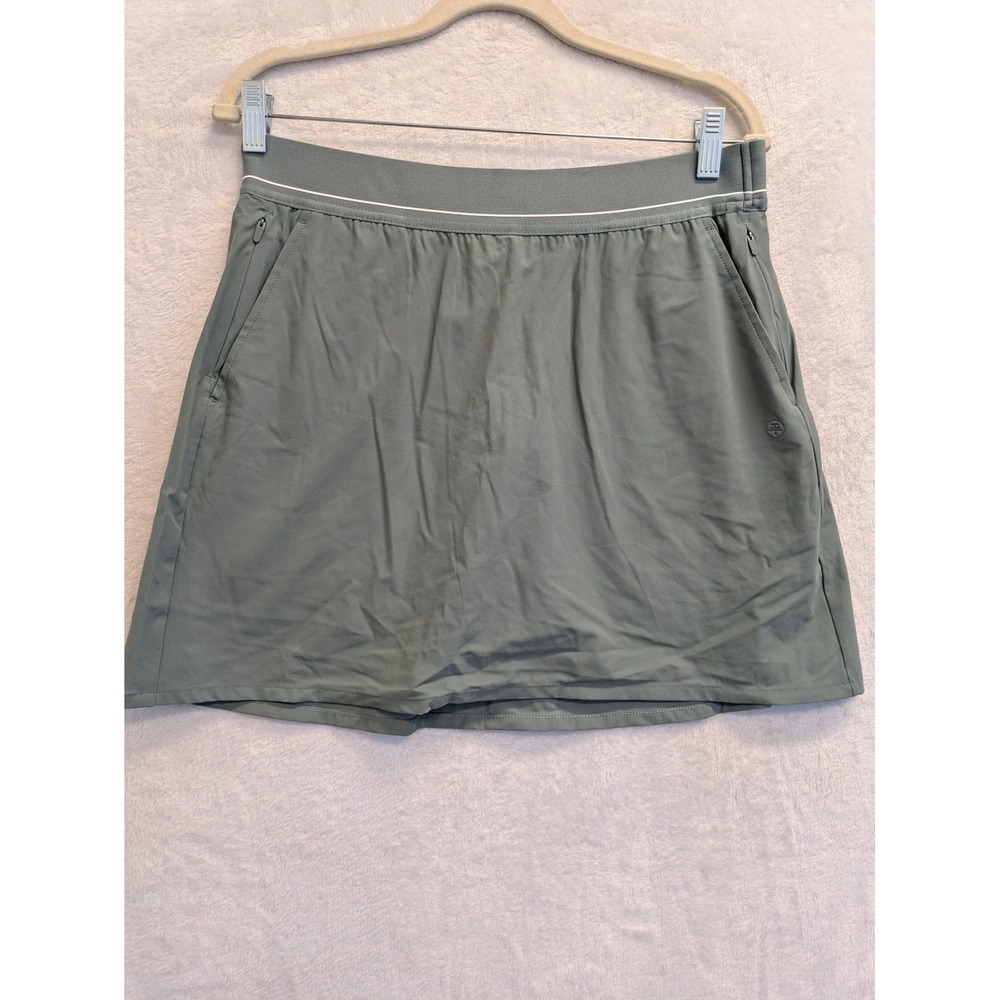 SOYBU Resort Skort Womens Size S Green Athletic Skirt with‎ Built In Shorts